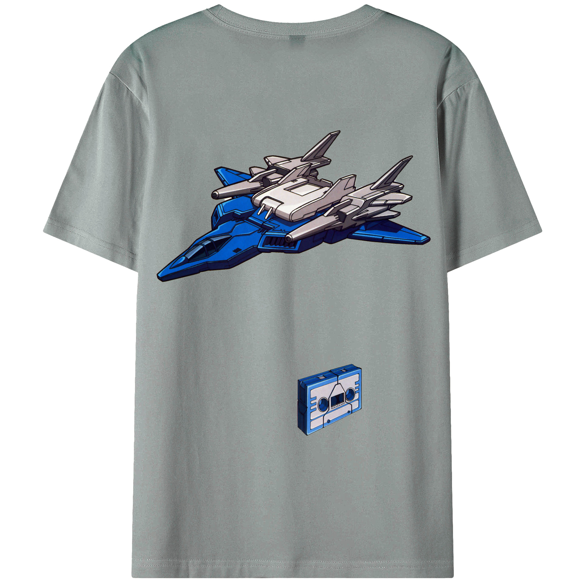 （画像用）  綿100％ メンズ半袖Tシャツ（バックプリント） 通気性